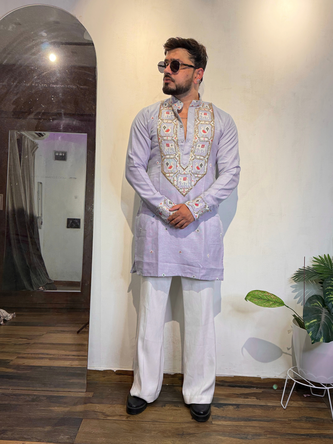 RANG MORLA HANDWORKED KURTA