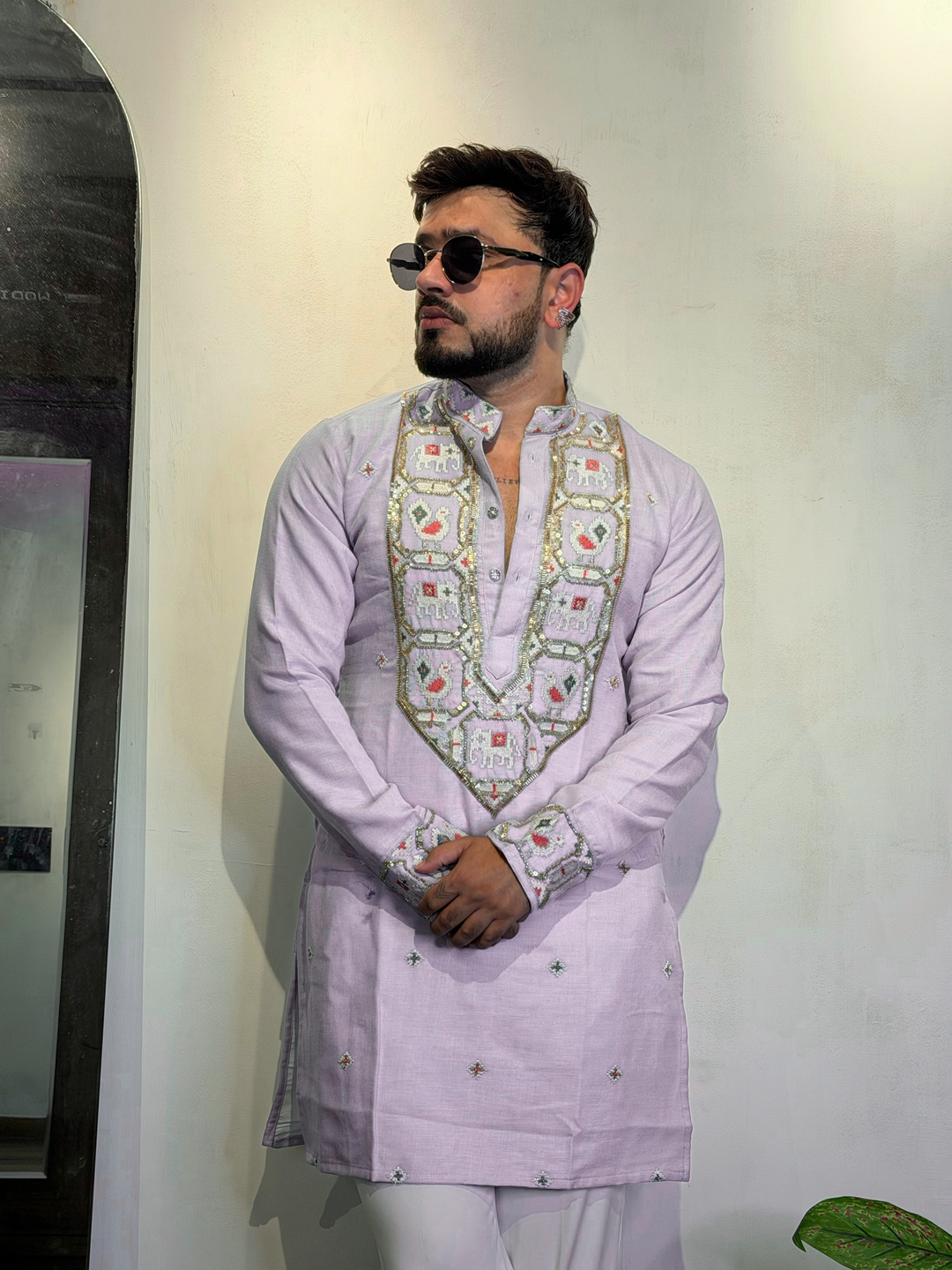 RANG MORLA HANDWORKED KURTA