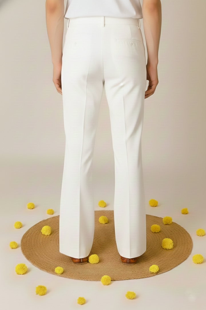 WHITE BELL BOTTOM PAJAMA FOR MEN