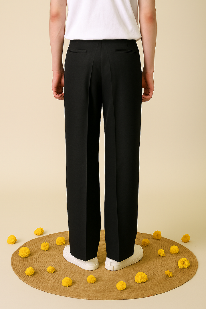 BLACK BELL BOTTOM PAJAMA FOR MEN