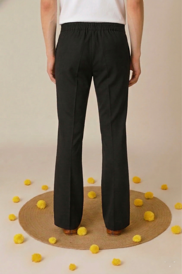 BLACK BELL BOTTOM PAJAMA FOR MEN