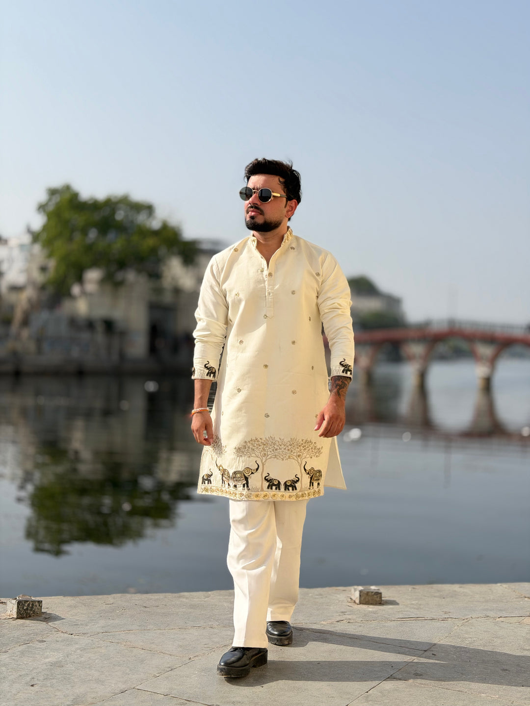 VANRAJ HANDWORKED EXCLUSIVE DESIGNER KURTA