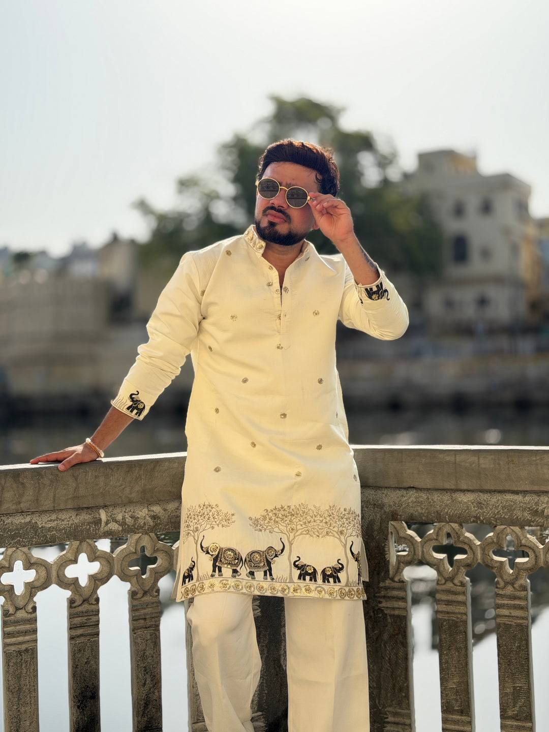 VANRAJ HANDWORKED EXCLUSIVE DESIGNER KURTA
