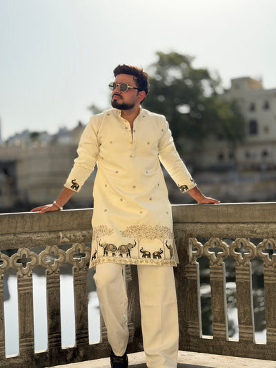 VANRAJ HANDWORKED EXCLUSIVE DESIGNER KURTA