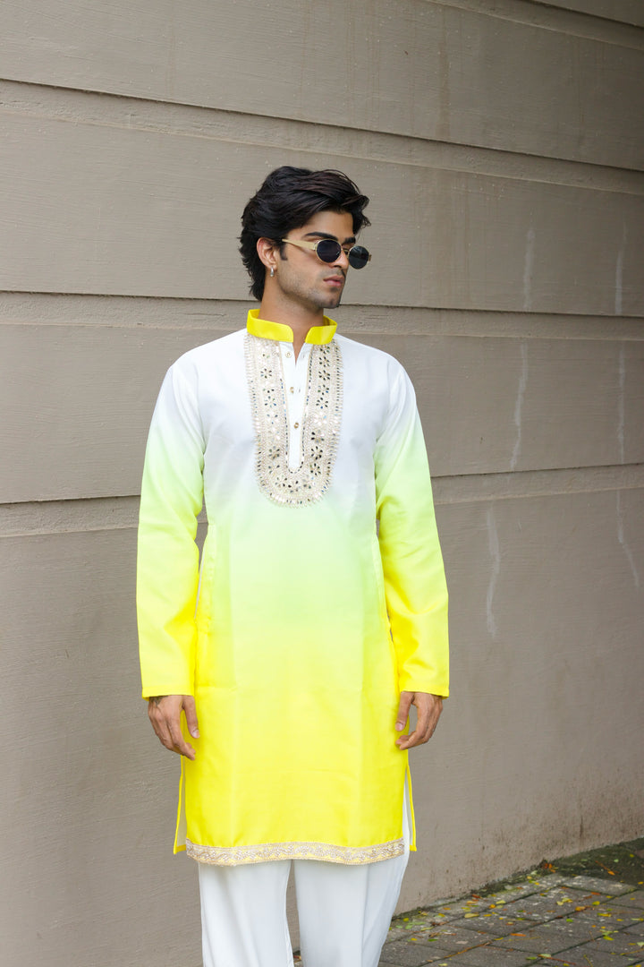 SUN SHINE EXCLUSIVE HANDCRAFTED KURTA