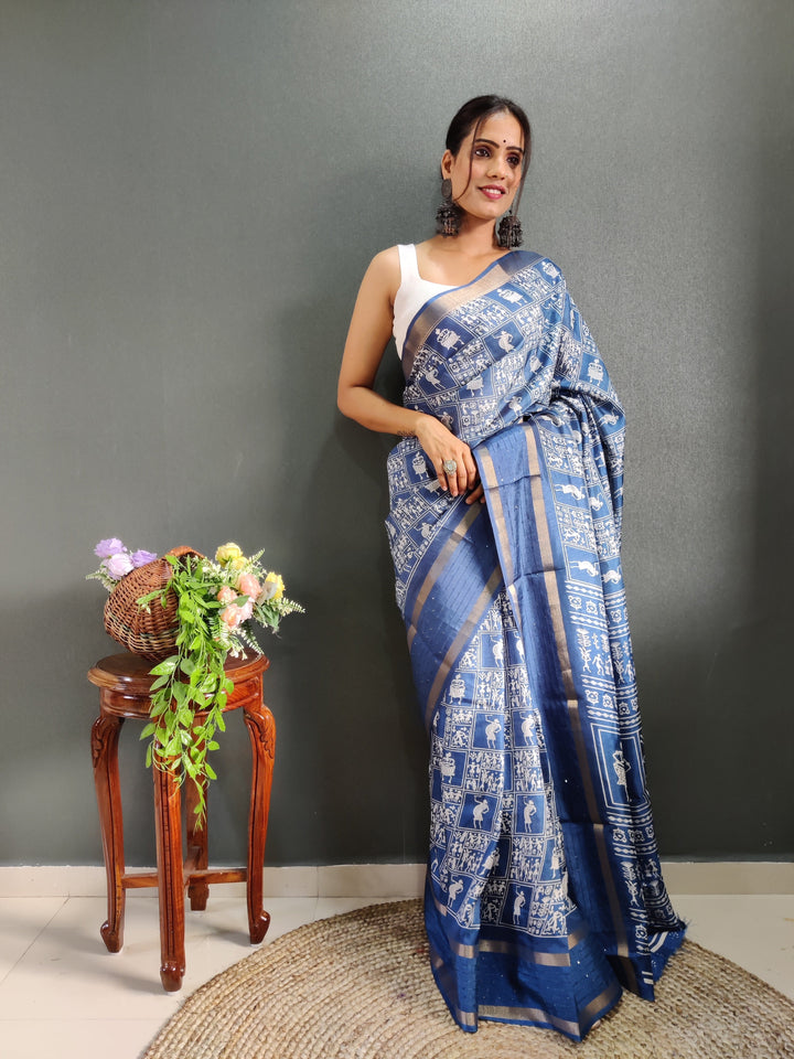 1-Min Ready To Wear Latest Shriivanta Design Saree – Firoji