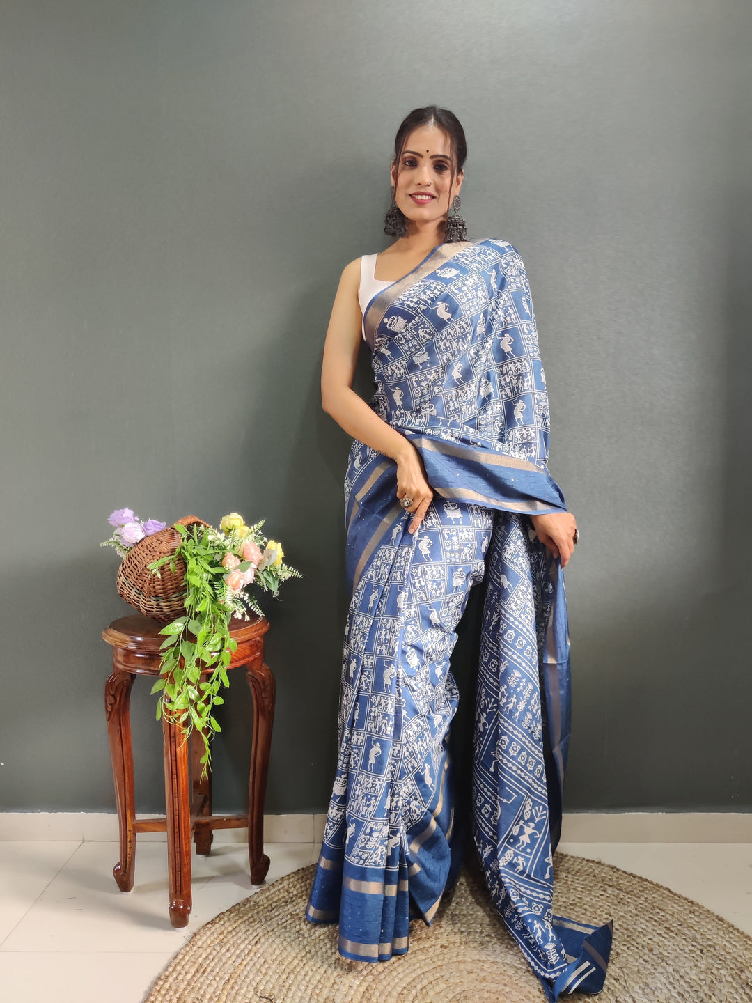 1-Min Ready To Wear Latest Shriivanta Design Saree – Firoji