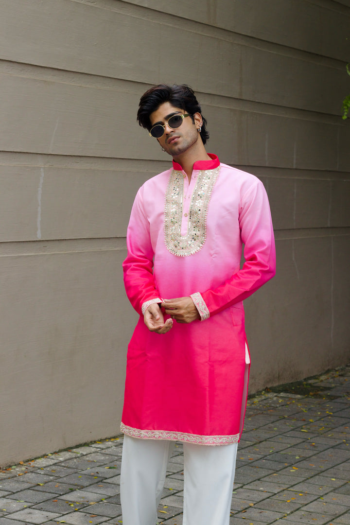 RANG - E - GULNAAR  EXCLUSIVE DESIGNER KURTA