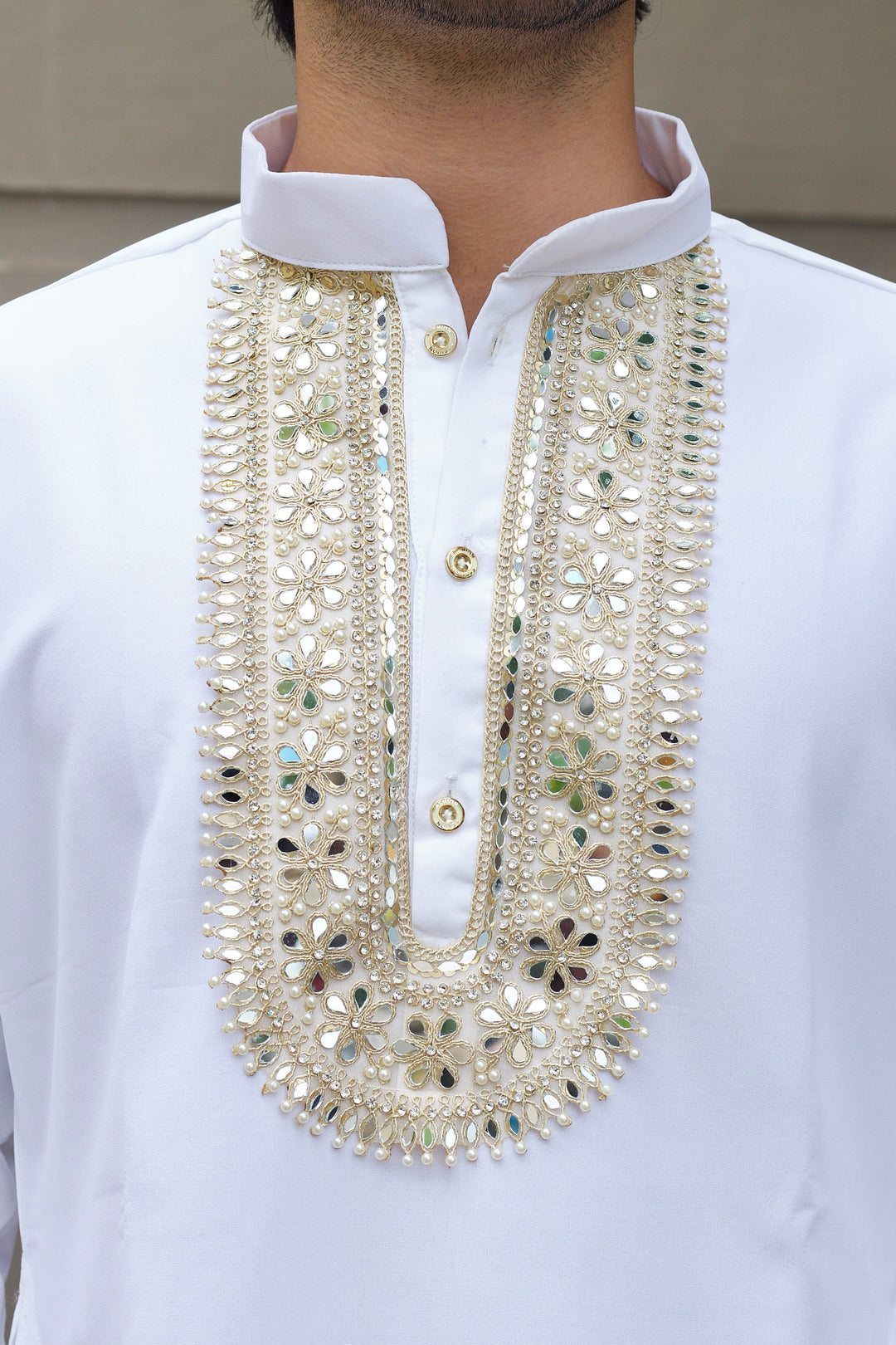 SHWET SITARA EXCLUSIVE HANDCRAFTED KURTA