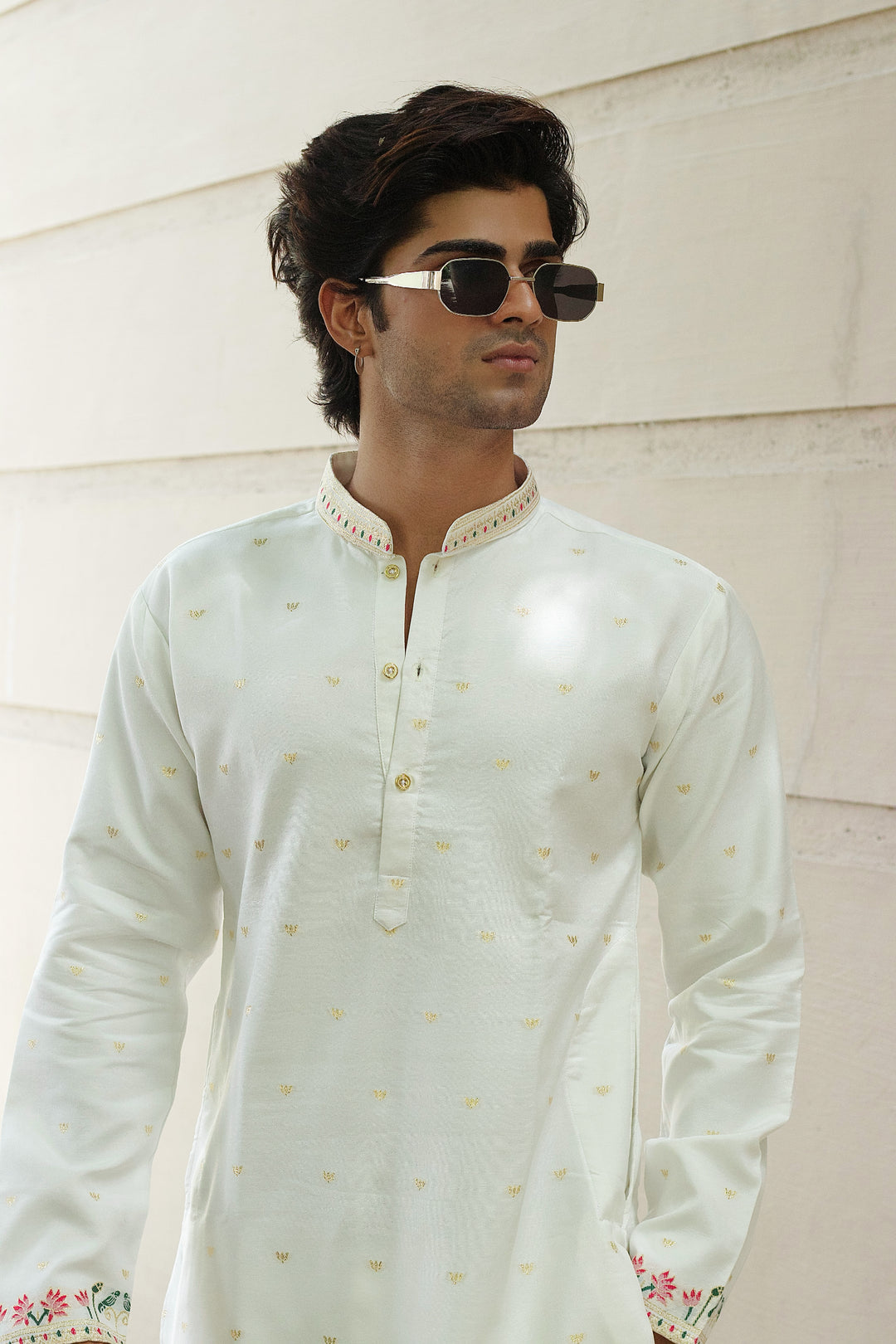 RAJKAMAL GAJ EXCLUSIVE JACQUARD DESIGNER KURTA