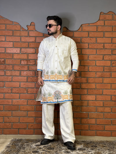 COMBO KOTI KURTA - GAURI INSPRIRED JACQUARD KOTI KURTA SET