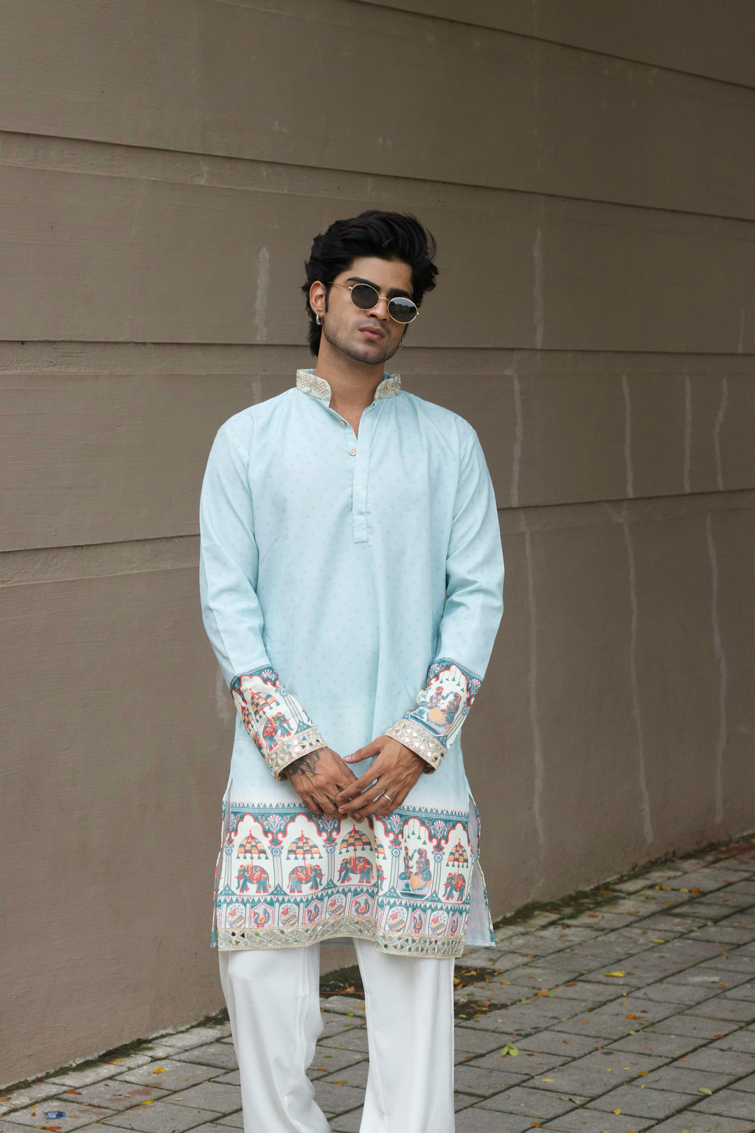 VIVAAH GAJ PRINTED DESIGNER KURTA
