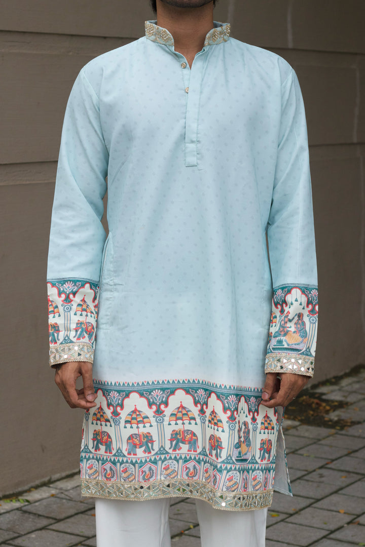 VIVAAH GAJ PRINTED DESIGNER KURTA