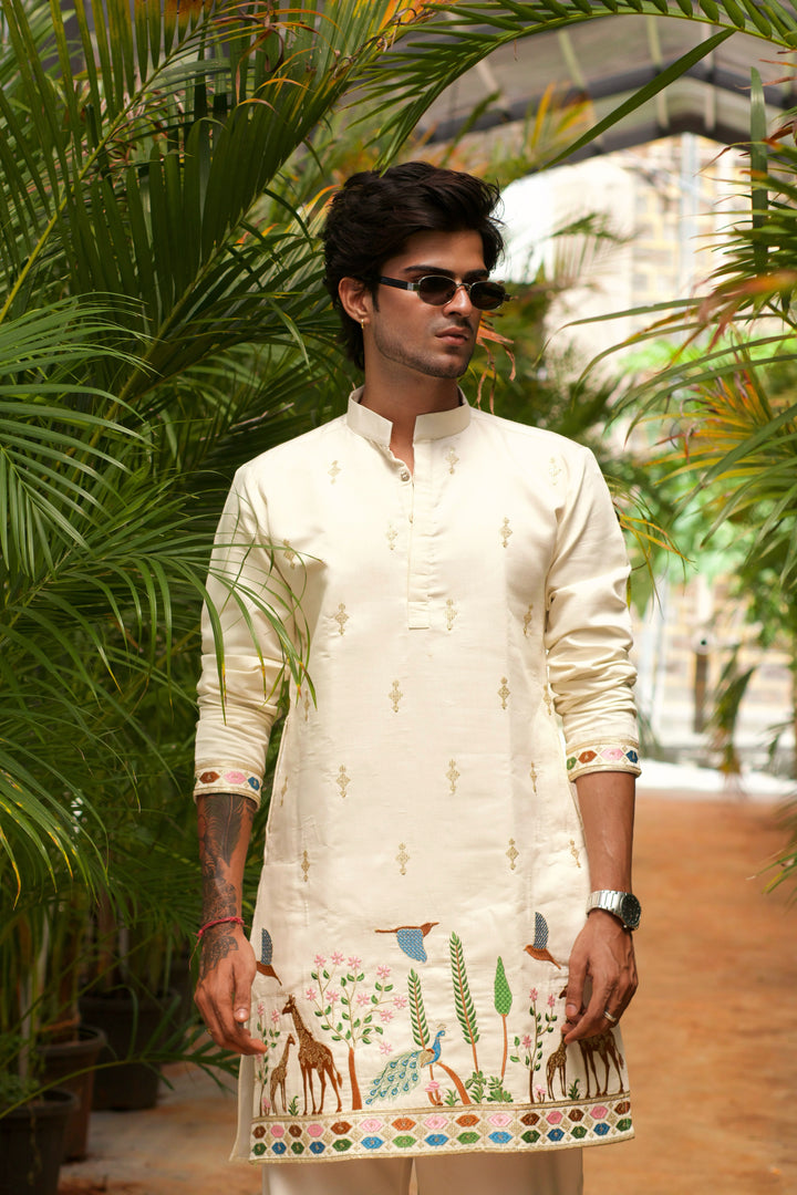 ARANYA SAFARI EMBROIDERED KURTA