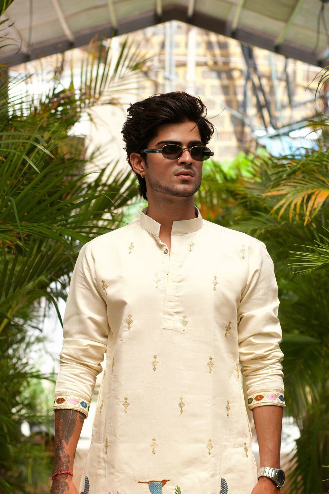 ARANYA SAFARI EMBROIDERED KURTA