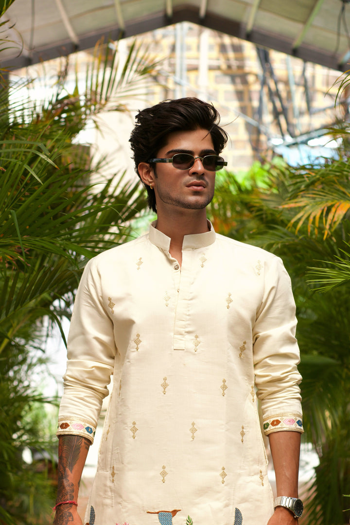 ARANYA SAFARI EMBROIDERED KURTA