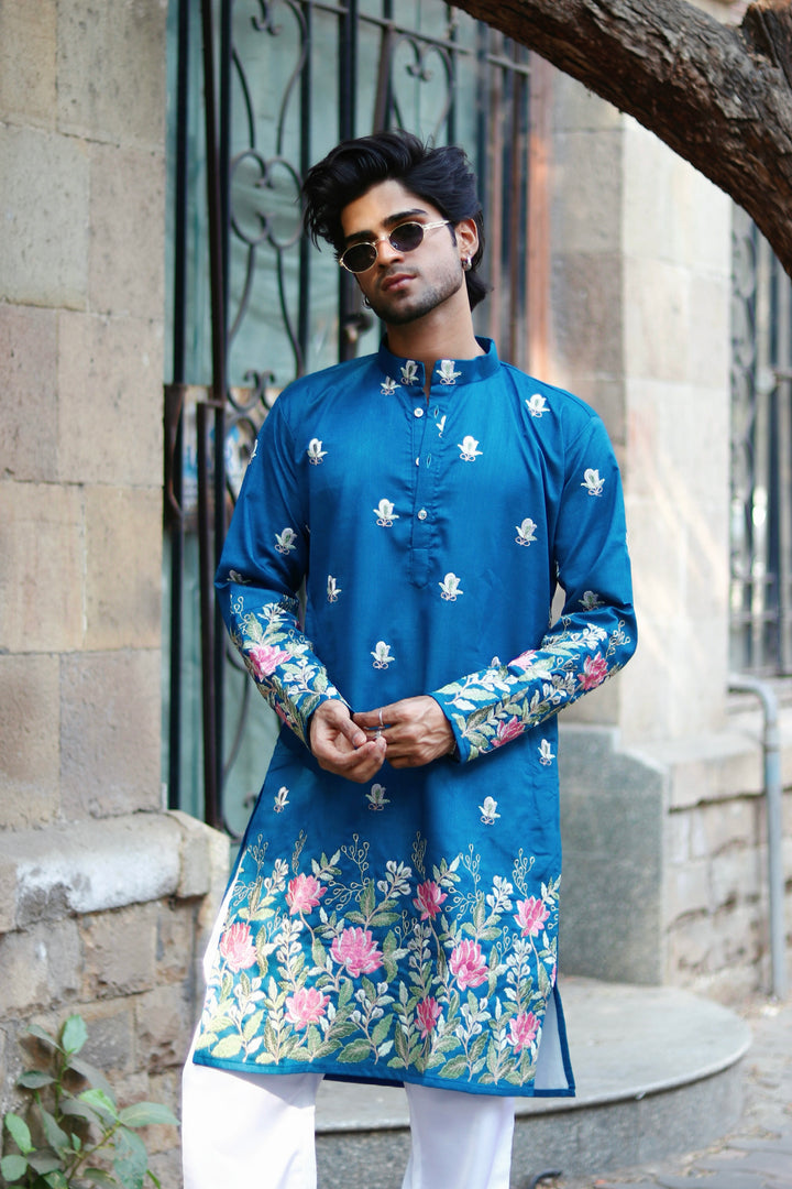 KAMAL VARNA EMBROIDERED EXCLUSIVE KURTA