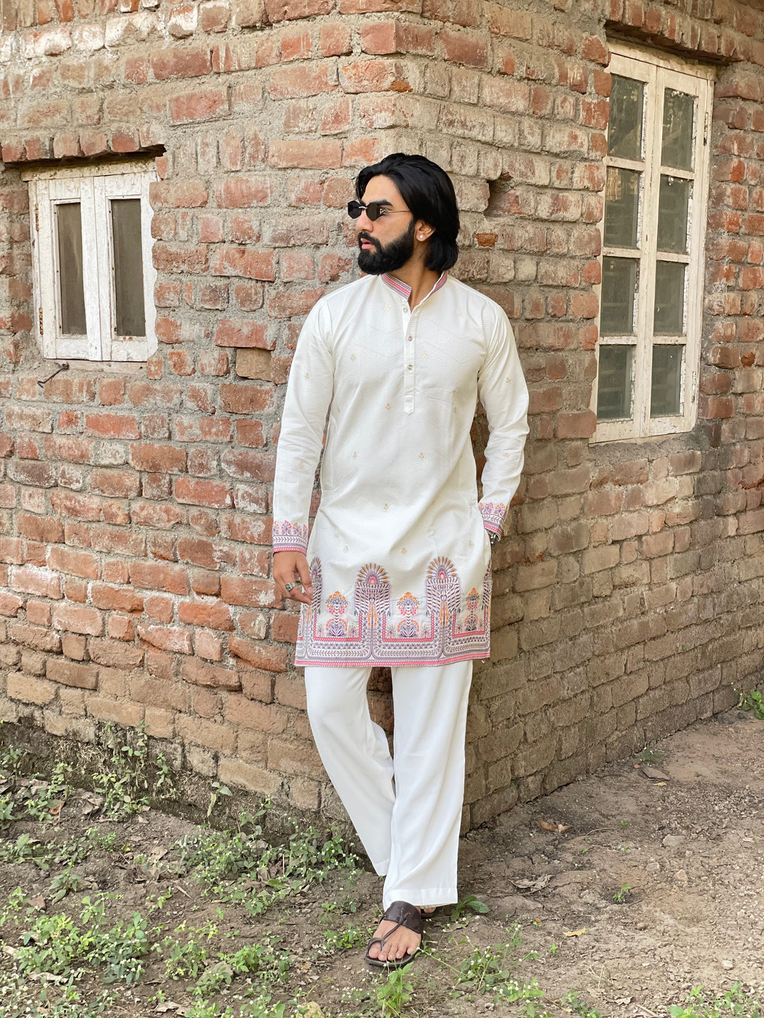 PALM MINARA JACQUARD DESIGNER KURTA