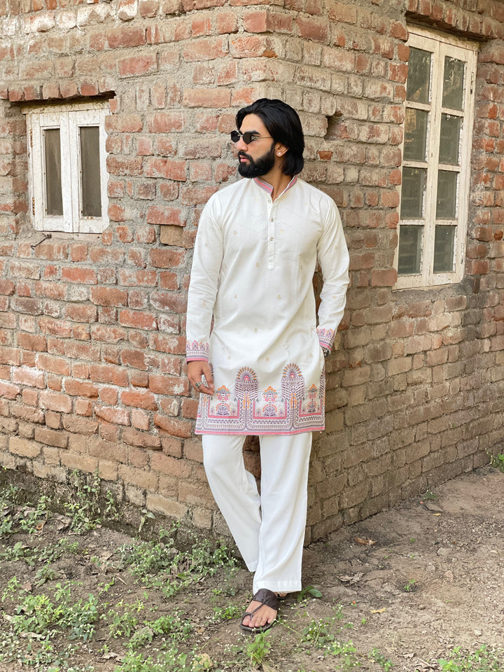 PALM MINARA JACQUARD DESIGNER KURTA
