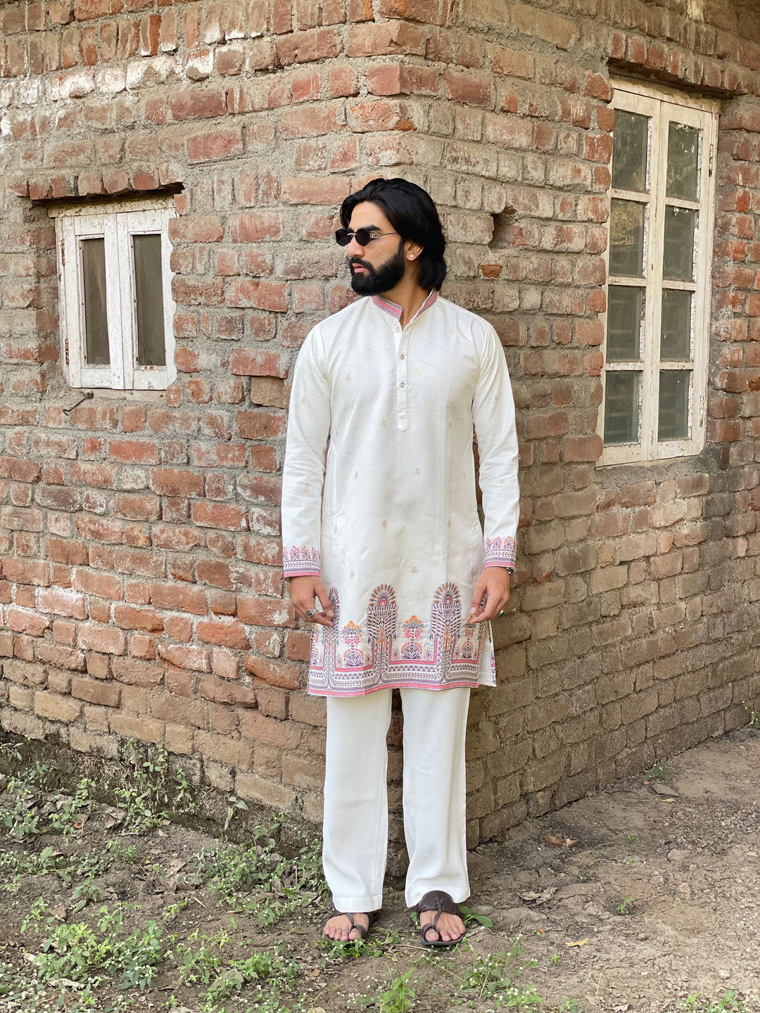 PALM MINARA JACQUARD DESIGNER KURTA