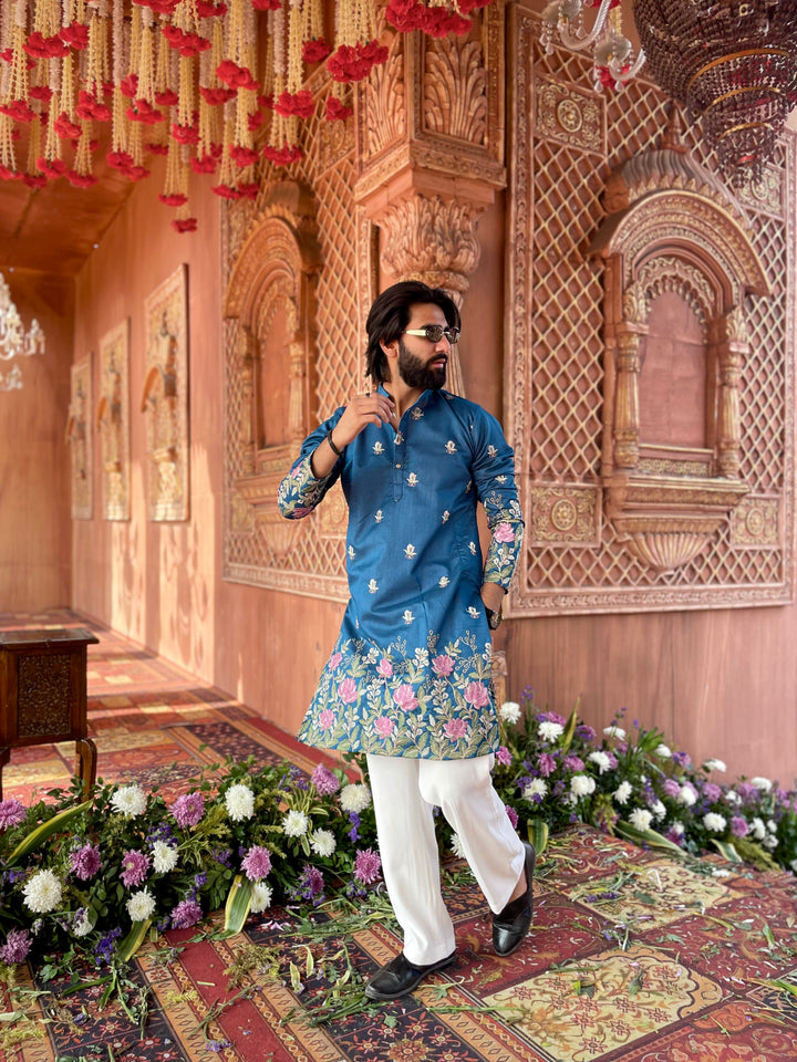 KAMAL VARNA EMBROIDERED EXCLUSIVE KURTA