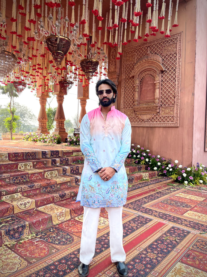 CARNIVAL THEMED EMROIDERED EXCLUSIVE KURTA