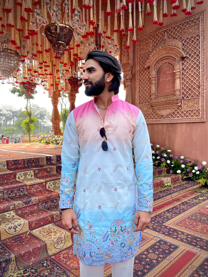 CARNIVAL THEMED EMROIDERED EXCLUSIVE KURTA